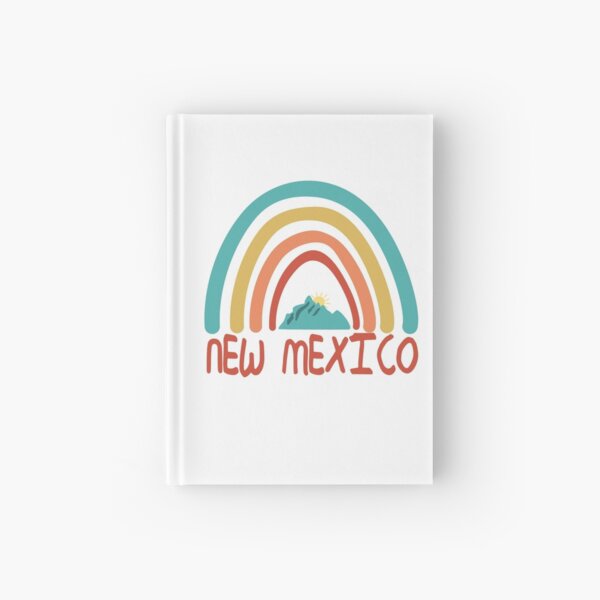 Item preview, New Mexico Retro Vintage Rainbow - New Mexico Mountain Souvenir - Gift - Hometown - Hiking - Nature designed and sold by HappyTees Lab.