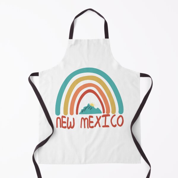 Item preview, New Mexico Retro Vintage Rainbow - New Mexico Mountain Souvenir - Gift - Hometown - Hiking - Nature designed and sold by HappyTees Lab.