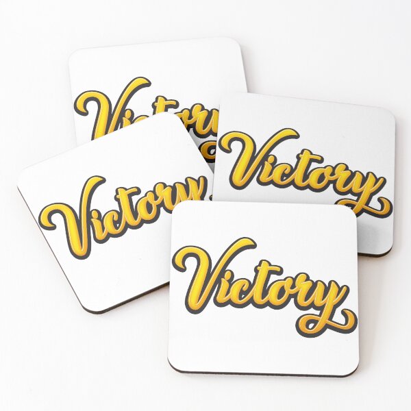 Item preview, Victory yellow calligraphy designed and sold by hansamanmilan.