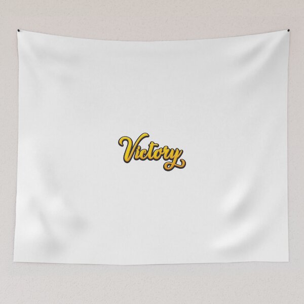Item preview, Victory yellow calligraphy designed and sold by hansamanmilan.