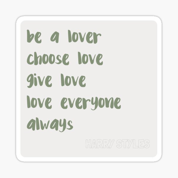 Item preview, Harry Styles Quote designed and sold by halo-iza.