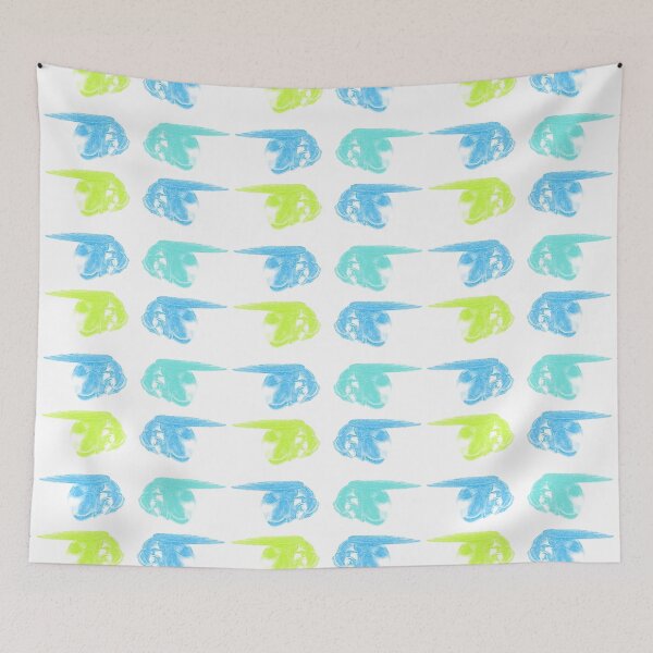 Item preview, Be Protected Blue Green Pastels Sleeping Dog Angels designed and sold by SpiritGifts.