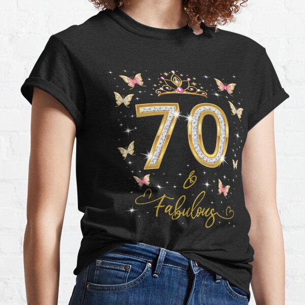 Women 70 Years Old And Fabulous Happy 70th Birthday product