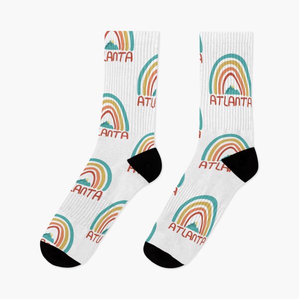 Item preview, Atlanta Retro Vintage Rainbow - Atlanta Georgia Mountain Souvenir - Gift - Hometown - Hiking - Nature designed and sold by HappyTees Lab.
