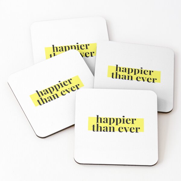 Item preview, Happier than ever designed and sold by lightandbright.