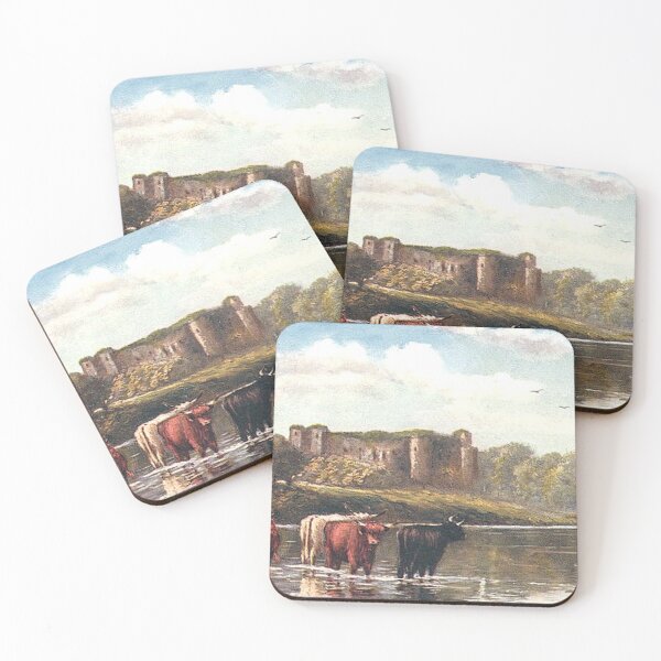 Item preview, Vintage Illustration of Dunstaffnage Castle, near Oban designed and sold by yourscotland.