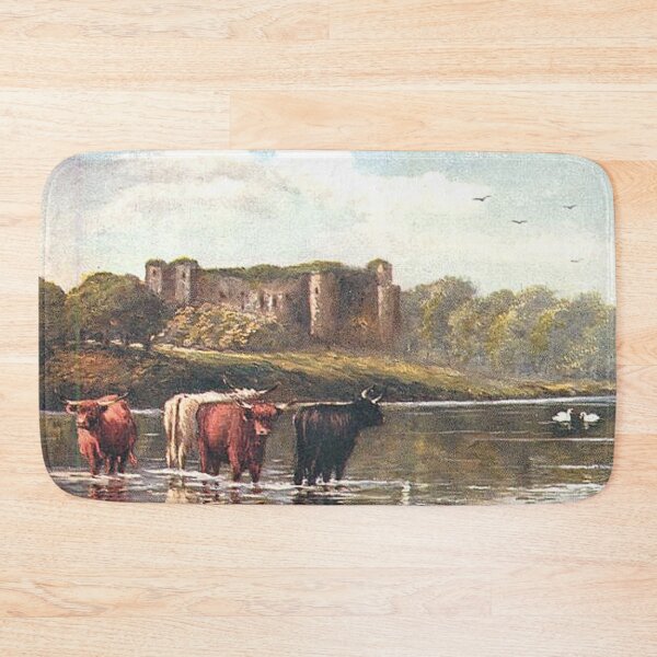 Item preview, Vintage Illustration of Dunstaffnage Castle, near Oban designed and sold by yourscotland.