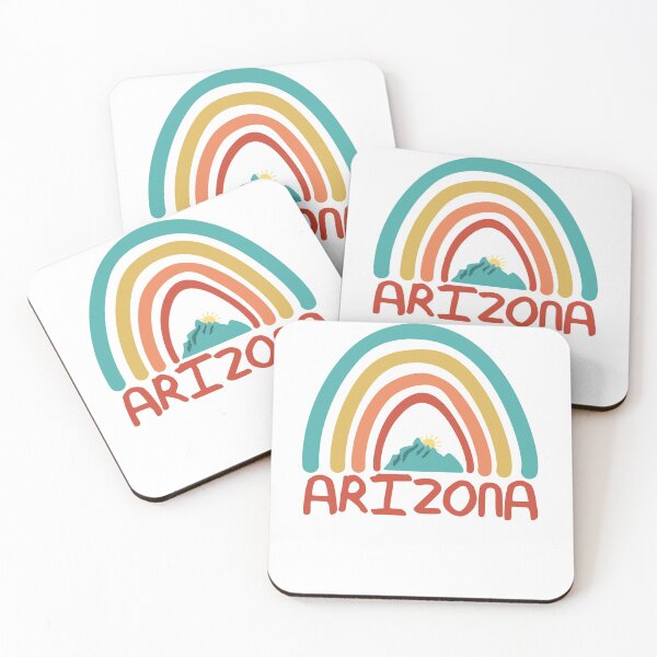 Item preview, Arizona Retro Vintage Rainbow - Arizona Mountain Souvenir - Gift - Hometown - Hiking - Nature designed and sold by HappyTees Lab.
