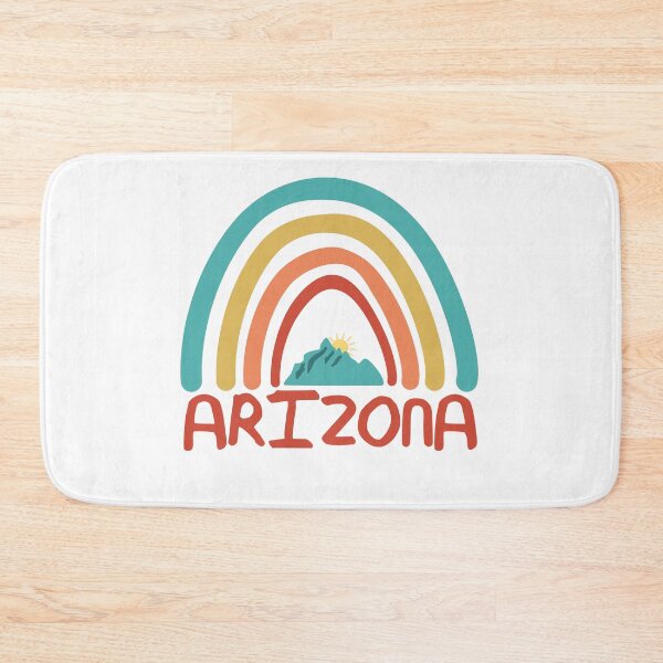 Item preview, Arizona Retro Vintage Rainbow - Arizona Mountain Souvenir - Gift - Hometown - Hiking - Nature designed and sold by HappyTees Lab.