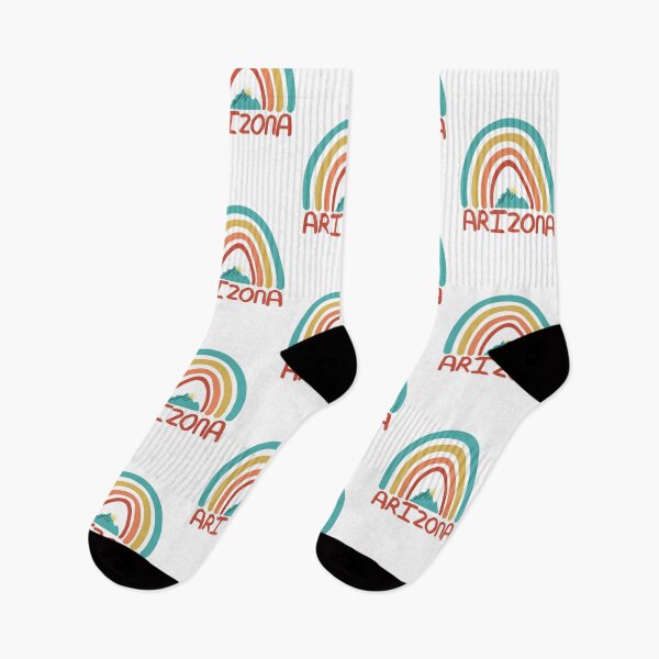 Item preview, Arizona Retro Vintage Rainbow - Arizona Mountain Souvenir - Gift - Hometown - Hiking - Nature designed and sold by HappyTees Lab.
