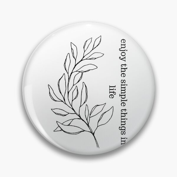 Item preview, Quote Leben Simpel joie de vivre The little things designed and sold by 24sevenprints.