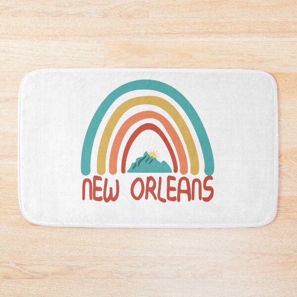 Item preview, New Orleans Retro Vintage Rainbow - New Orleans Louisiana Mountain Souvenir - Gift - Hometown - Hiking - Nature designed and sold by HappyTees Lab.