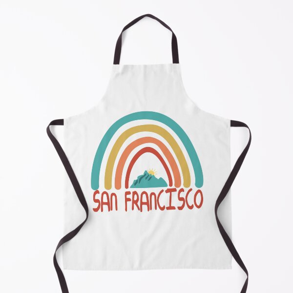 Item preview, San Francisco Retro Vintage Rainbow - San Francisco California Mountain Souvenir - Gift - Hometown - Hiking - Nature designed and sold by HappyTees Lab.