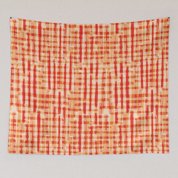 Item preview, Watercolor Red and Orange Plaid, Red Plaid Pattern, Red Plaid designed and sold by graphic-genie.