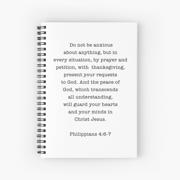 Item preview, Philippians 4: 6-7 Do Not Be Anxious About Anything  designed and sold by corbrand.