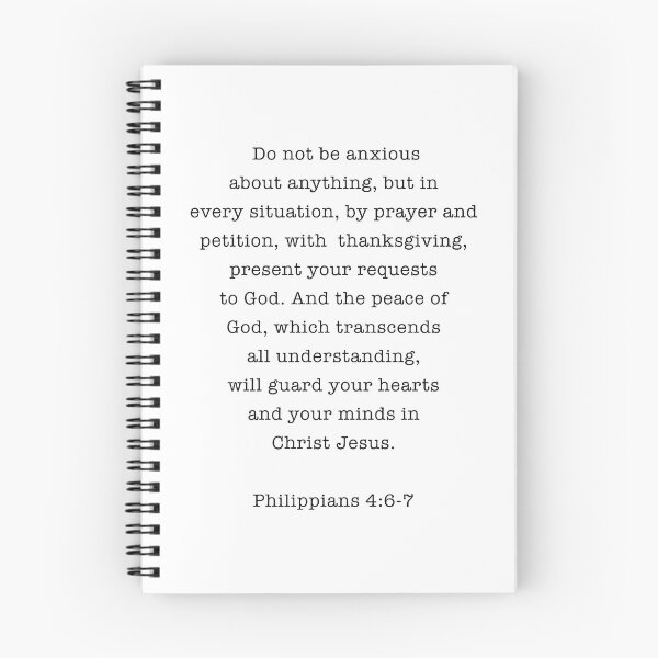 Item preview, Philippians 4: 6-7 Do Not Be Anxious About Anything  designed and sold by corbrand.