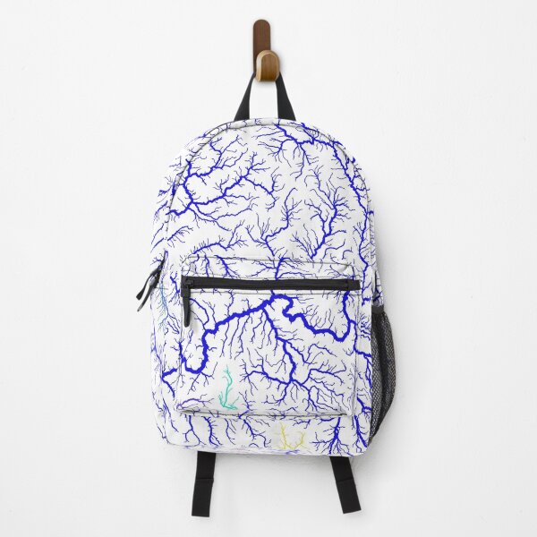 Item preview, Arizona River Basin Map in Rainbow Colours with White Background designed and sold by GrasshopperGeo.