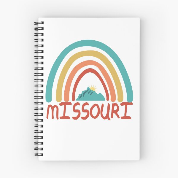 Item preview, Missouri Retro Vintage Rainbow - Missouri Mountain Souvenir - Gift - Hometown - Hiking - Nature, missouri vintage, missouri skyline, missouri stickers, missouri t shirt designed and sold by HappyTees Lab.