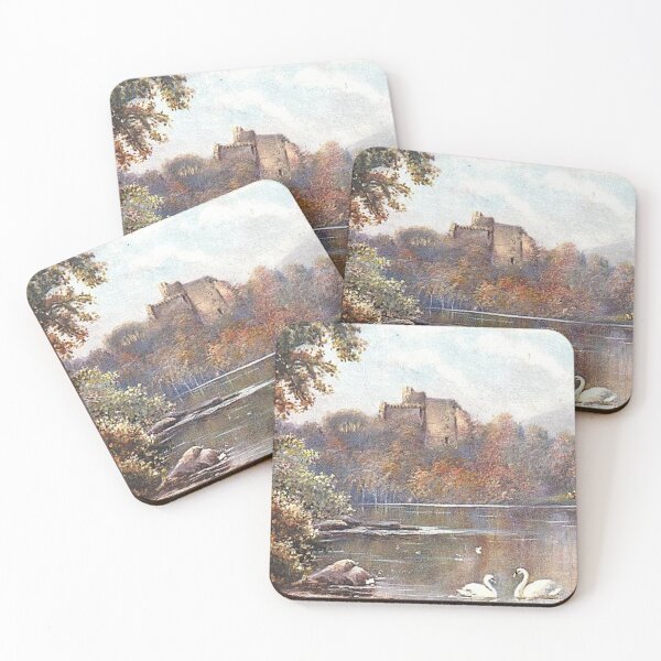 Item preview, Vintage Illustration of Glengarry Castle, Loch Oich designed and sold by yourscotland.