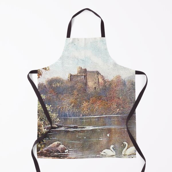 Artikelvorschau, Vintage Illustration von Glengarry Castle, Loch Oich entworfen und verkauft von yourscotland.