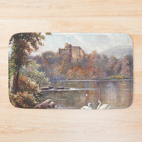 Item preview, Vintage Illustration of Glengarry Castle, Loch Oich designed and sold by yourscotland.