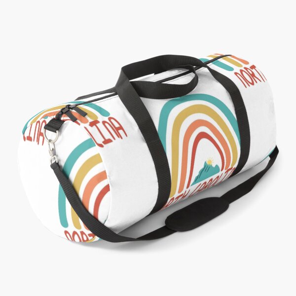 Item preview, North Carolina Retro Vintage Rainbow - North Carolina Mountain Souvenir - Gift - Hometown - Hiking - Nature designed and sold by HappyTees Lab.