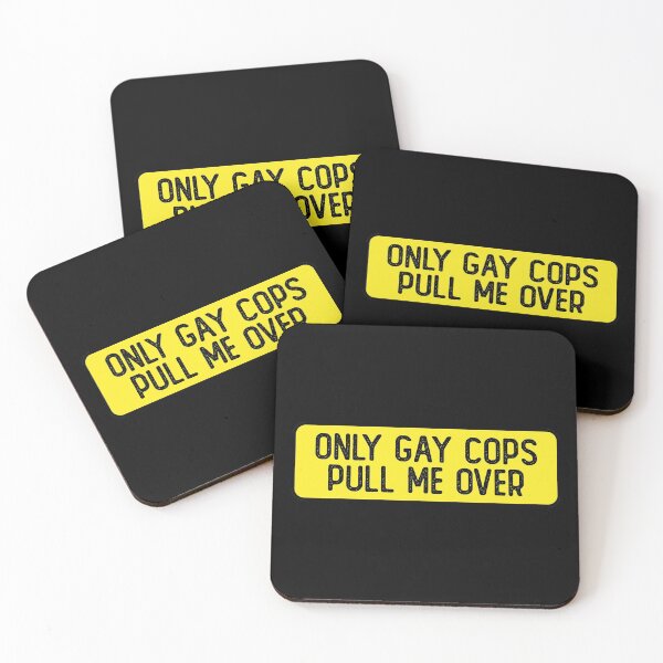Item preview, Only Gay Cops Pull Me Over Cool Bumper designed and sold by Sour Soul.