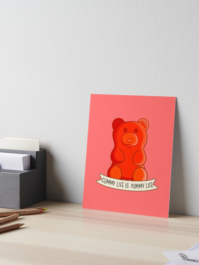 Cartoon Gummy Bear Metal Prints for Sale