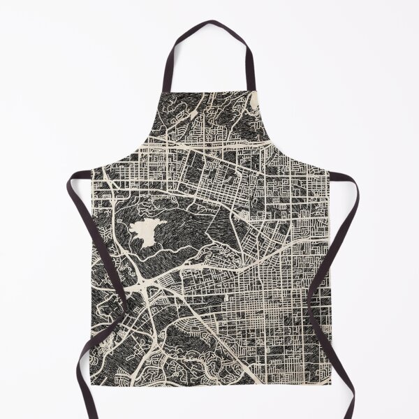 Item preview, Pomona map California Ink lines designed and sold by InkMaps.