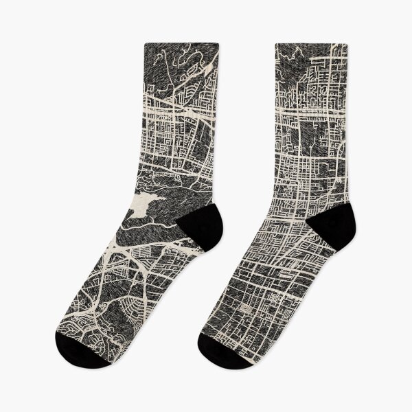Item preview, Pomona map California Ink lines designed and sold by InkMaps.