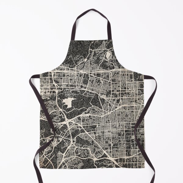 Item preview, Pomona map California Ink lines 2 designed and sold by InkMaps.