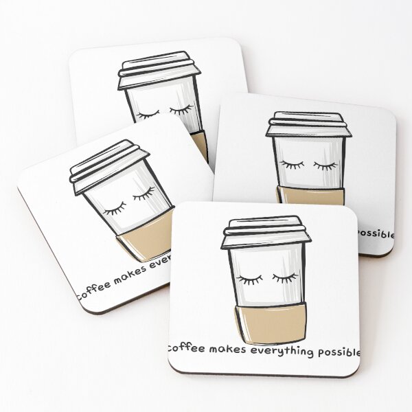 Item preview, coffee makes everything possible designed and sold by Queengood.