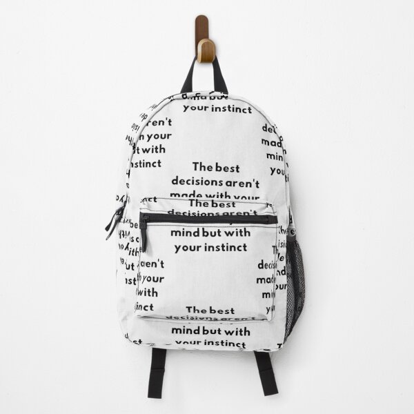 Item preview, The best decisions aren't made with your mind but with your instinct| Perfect Gift For you and friends designed and sold by marisale.