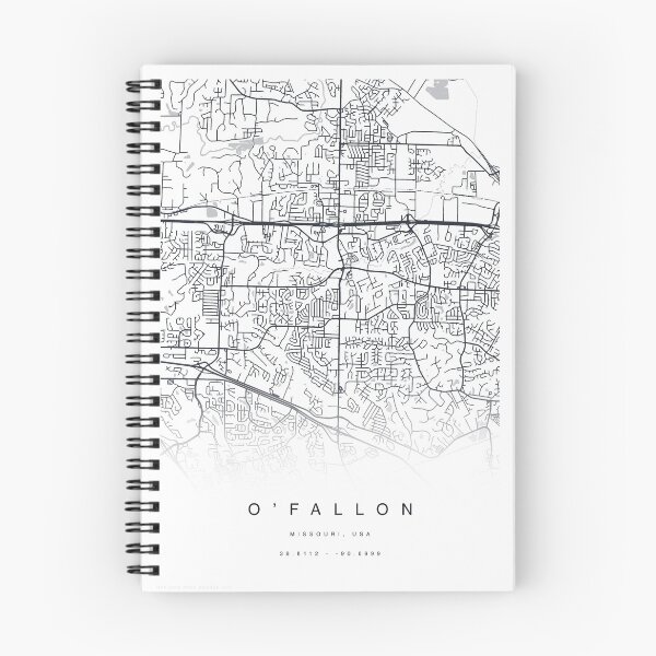 Item preview, O'Fallon, Missouri, USA Map Poster designed and sold by TheZenSprout.