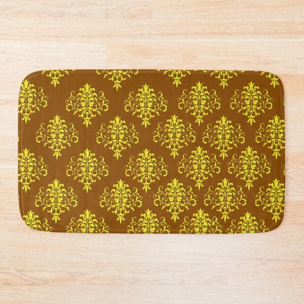 Item preview,  Lacey bronze and gold jacquard pattern design designed and sold by Kestrelle.