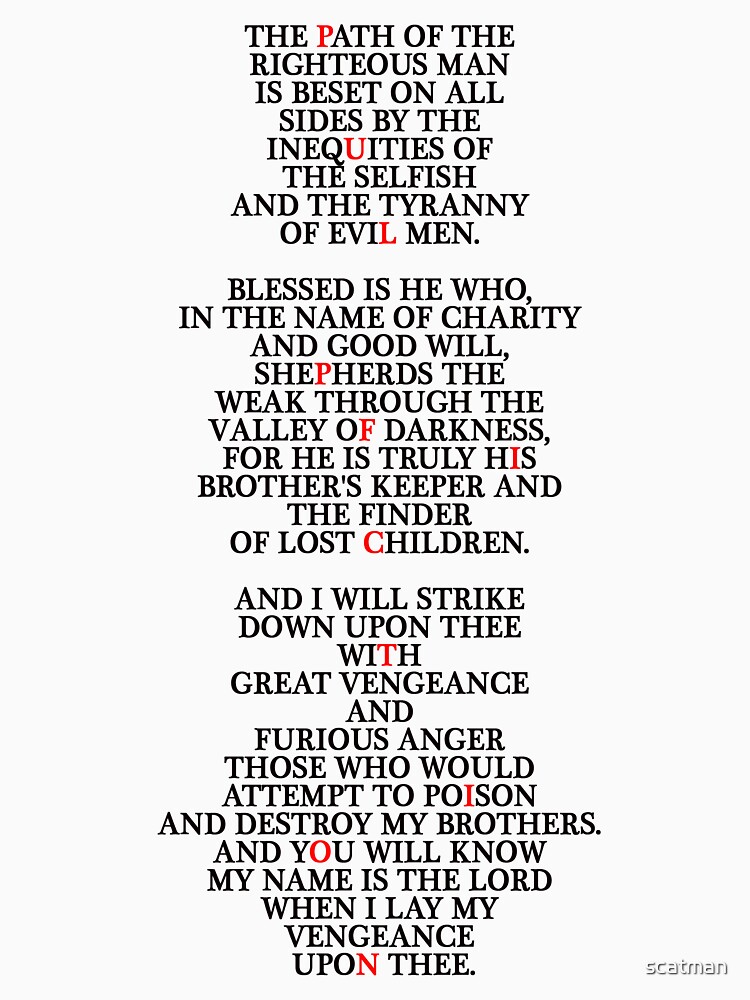 Pulp Fiction - Ezekiel 25:17 by scatman