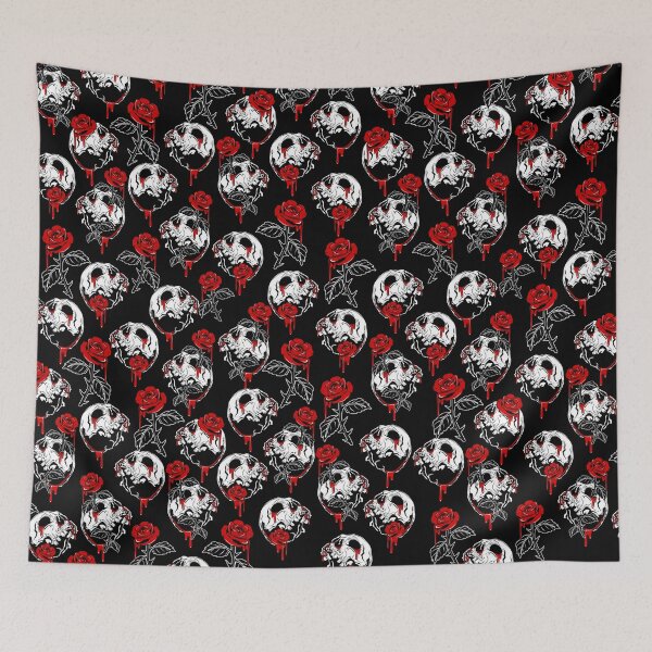 Item preview, Rosenrot - skull and rose designed and sold by vonKowen.