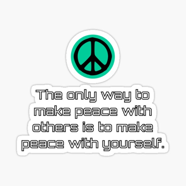 Stellaris - Pacifist Ethos Quote Classic Sticker