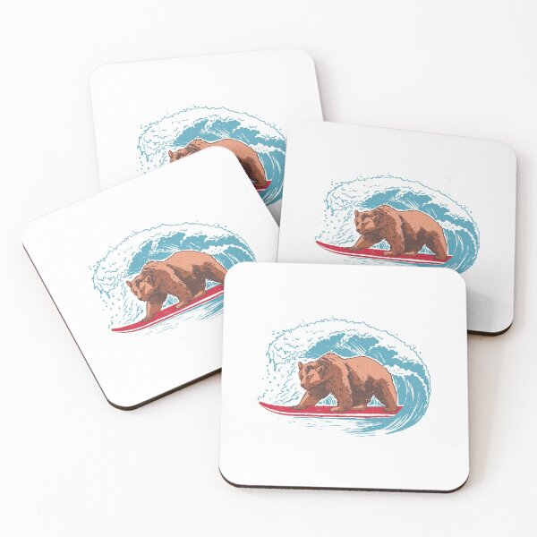 Item preview, Surfing bear designed and sold by DerSenat.
