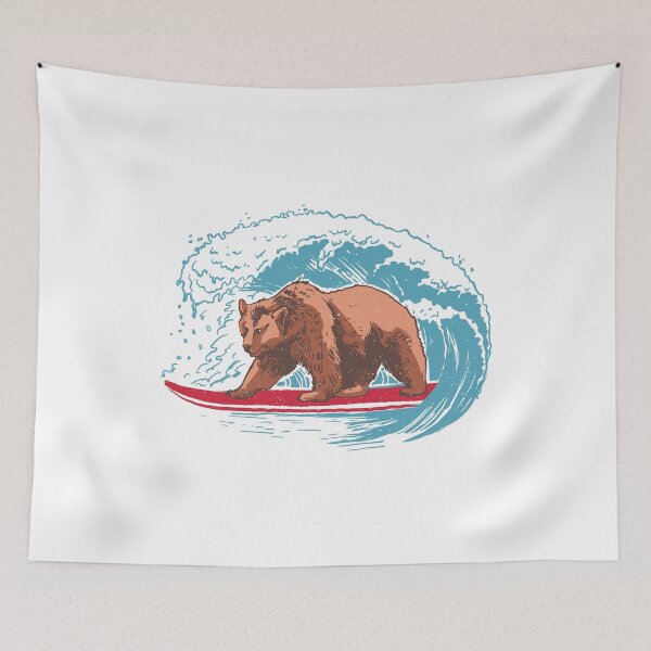 Item preview, Surfing bear designed and sold by DerSenat.