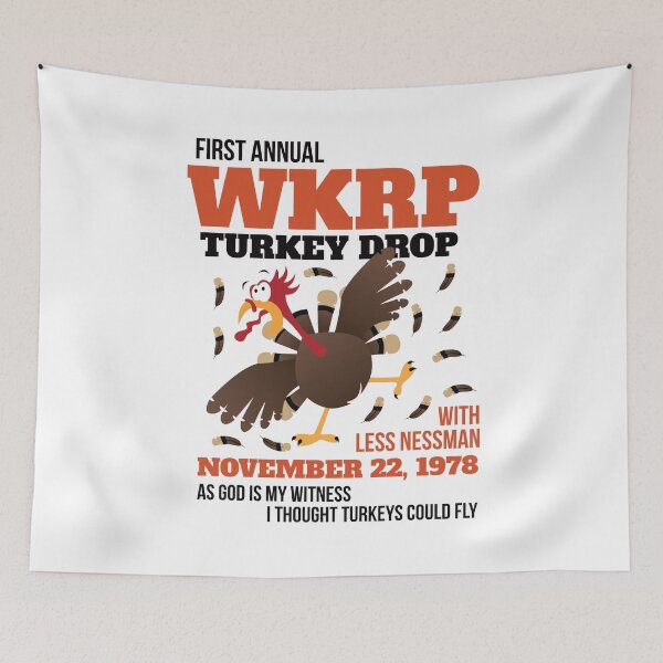 Item preview, First Annual WKRP Thanksgiving Day Turkey Drop designed and sold by TheBadWolf-13.