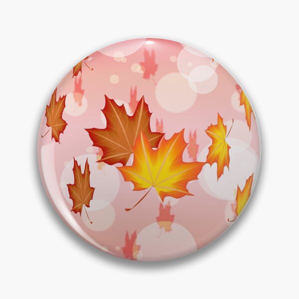 Item preview, The red and dark orange Maple leaves with Bokeh background designed and sold by Figaro-17.