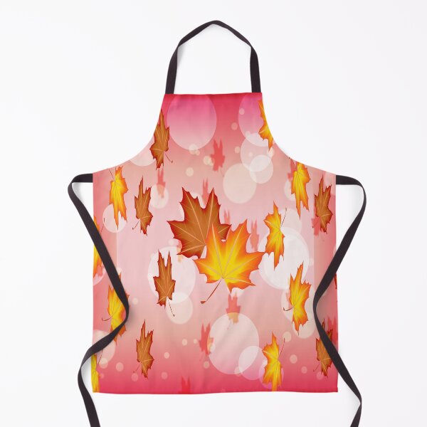 Item preview, The red and dark orange Maple leaves with Bokeh background designed and sold by Figaro-17.