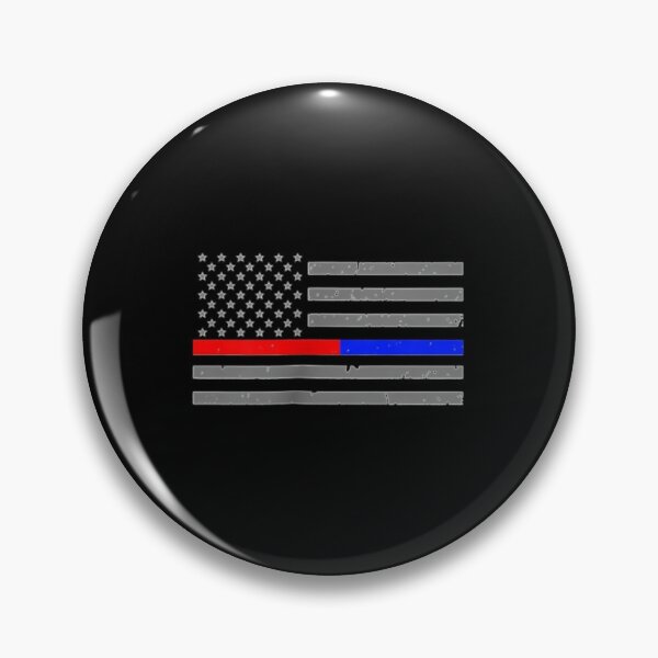 Item preview, Firefighter Police Flag Thin Red Blue Lin| Perfect Gift For you and friends designed and sold by luconats.