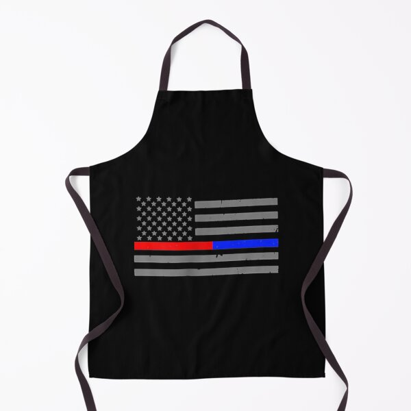 Item preview, Firefighter Police Flag Thin Red Blue Lin| Perfect Gift For you and friends designed and sold by luconats.