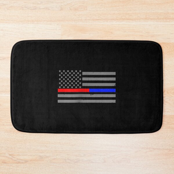 Item preview, Firefighter Police Flag Thin Red Blue Lin| Perfect Gift For you and friends designed and sold by luconats.