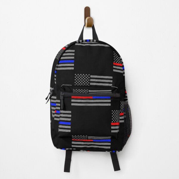 Item preview, Firefighter Police Flag Thin Red Blue Lin| Perfect Gift For you and friends designed and sold by luconats.