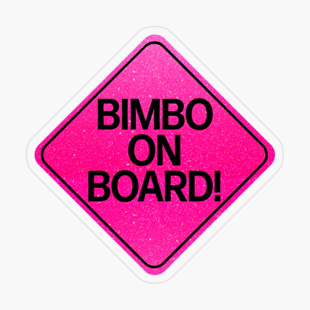 Bimbo a bordo or baby on board sign in rear window of car Sicily