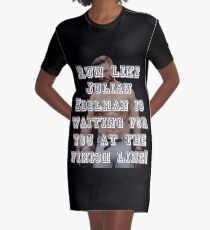 Run like Julian Edelman is waiting for you at the finish line! Graphic T-Shirt Dress