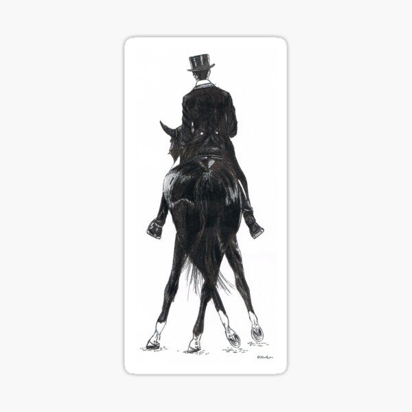 The Dance - Dressage Horse Sticker